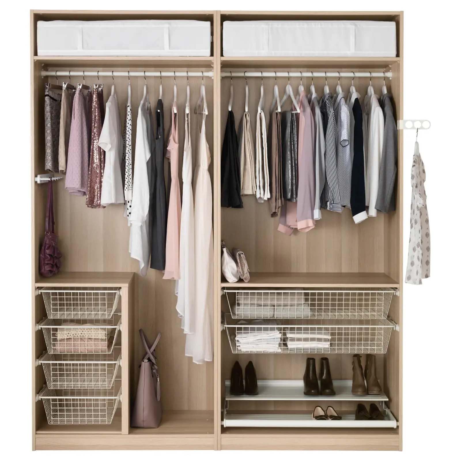 3 Stück Xiciki Klein Teleskopstange, Klemmstangen für Gardinen, 30-50cm Verstellbar Weiß, Klemmstange Ohne Bohren für Gardinen, Schrank, Regal und Als Hängestange