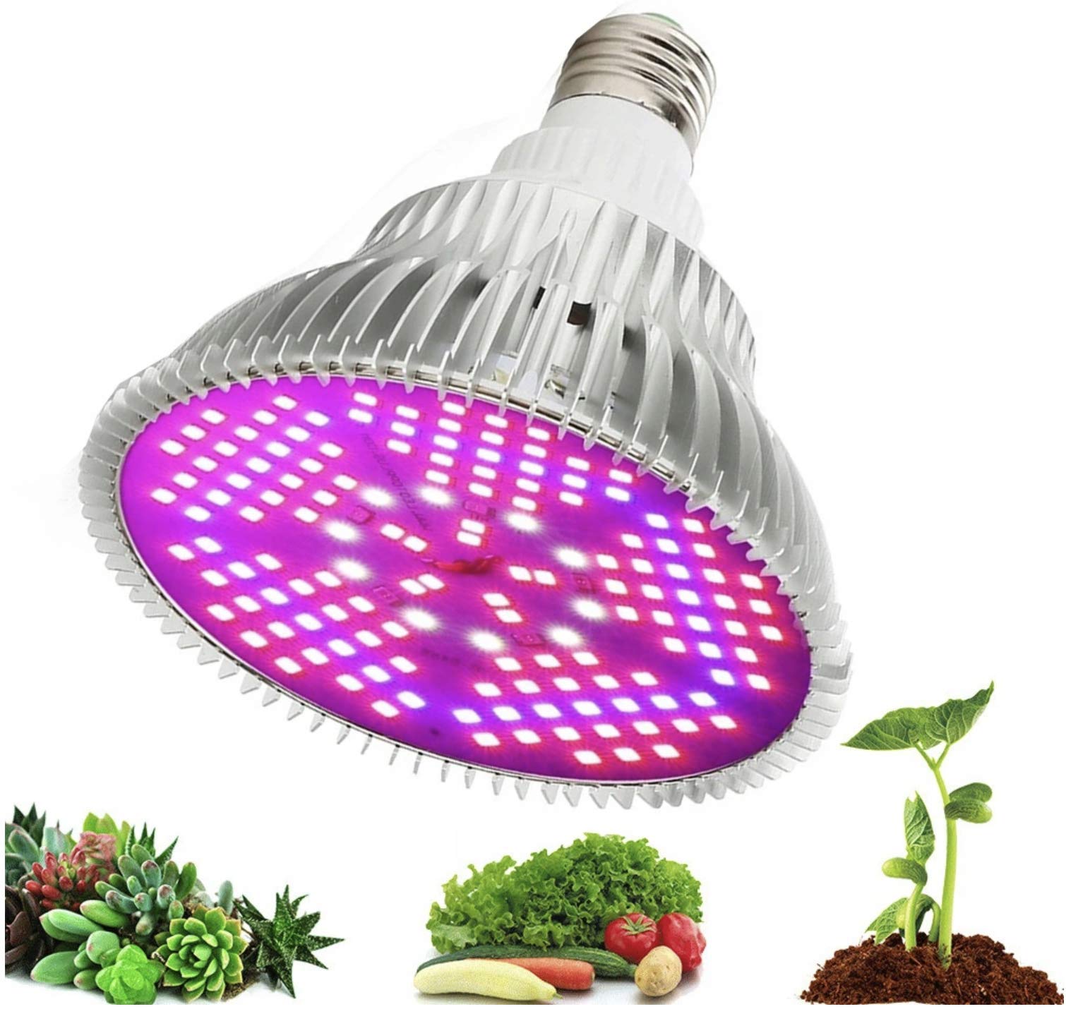 Cronos ORIGINAL Pflanzenlampe E27 - 100W, 150 LEDs, Für Gemüse, Kräuter & Blüten