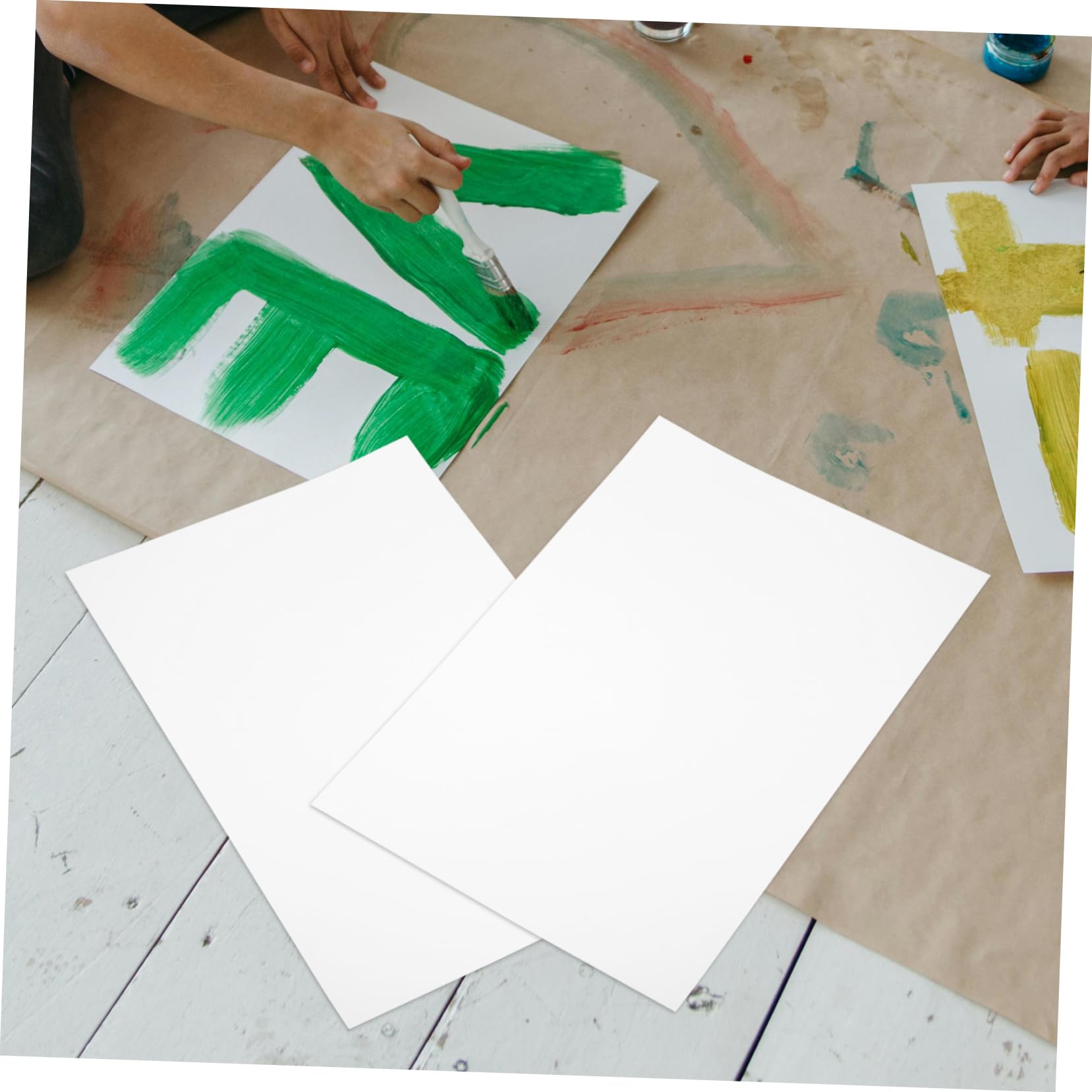 NUOBESTY A3 Białe Karty 220gsm Zestaw Papieru Kartonowego Papier Do Rysowania Materiały Do ​​tworzenia Rękodzieła