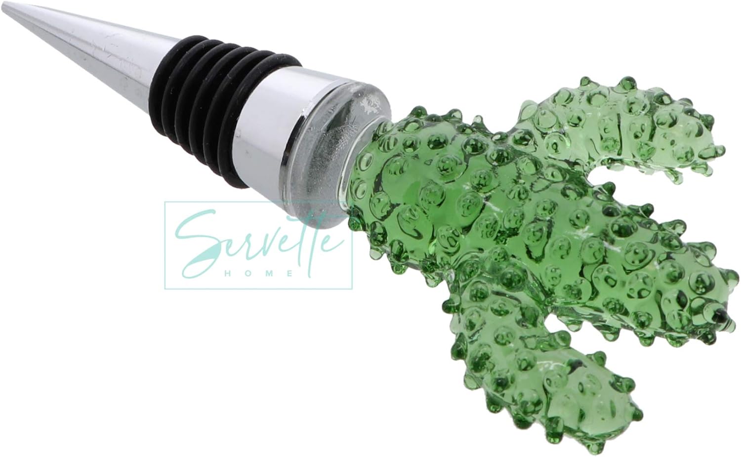 ガラス製ワインボトルストッパー 伝統的なサボテン