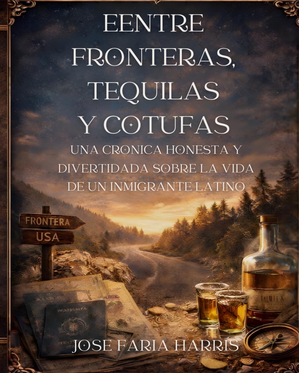 ENTRE FRONTERAS, TEQUILAS Y COTUFAS: Memorias de un inmigrante latino en Estados Unidos: identidad, cultura y reinvención
