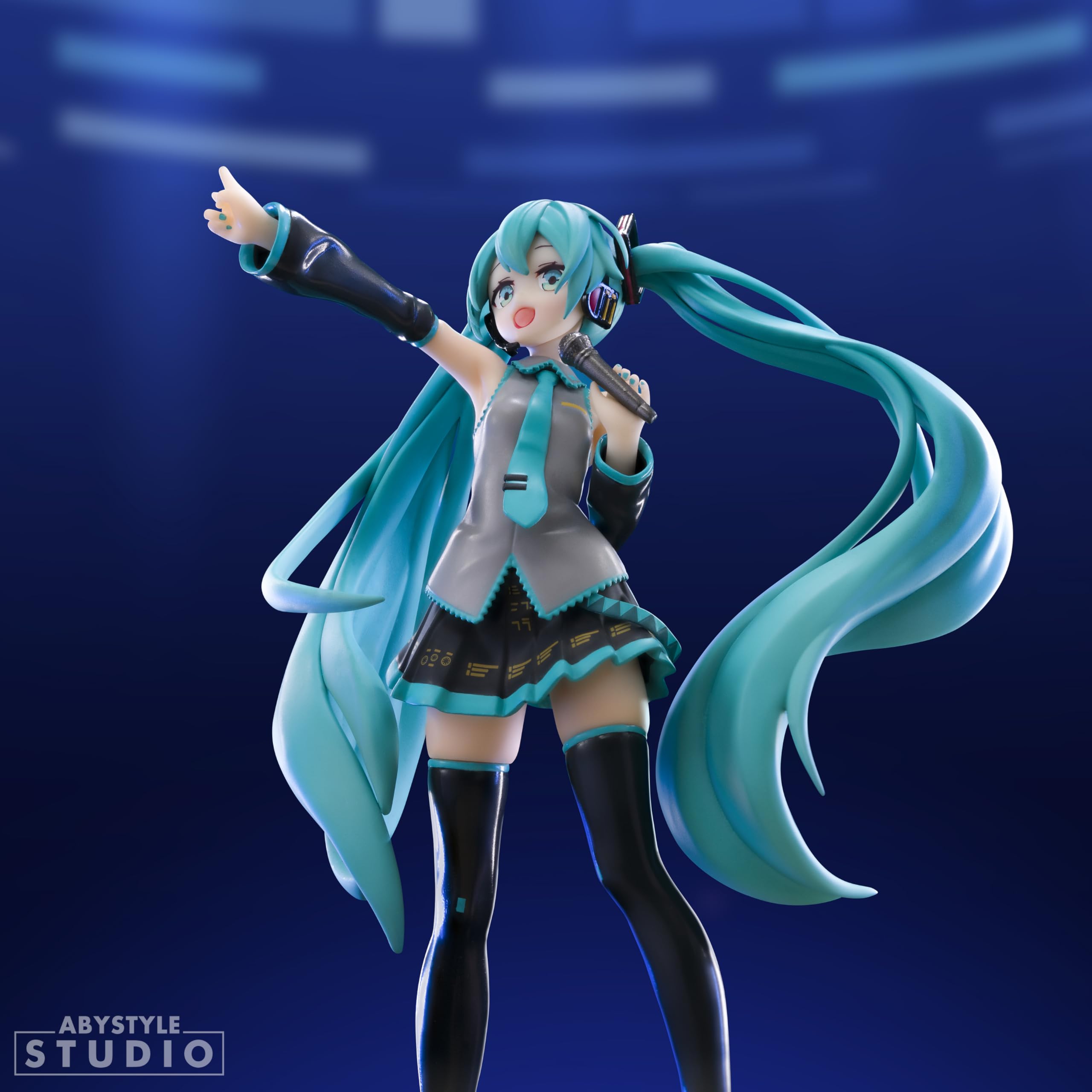 ABYstyle Studio – Figurine Hatsune Miku 1/10 « Clin d’œil » 18–24 cm – Produit Officiel – PVC Haute qualité
