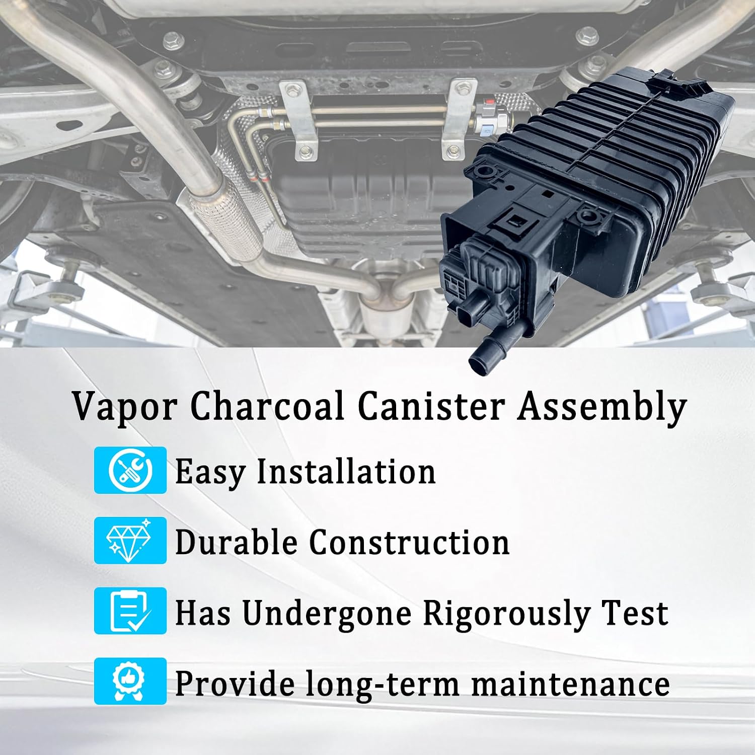 Vapor Charcoal Canister Assembly Compatible with 2018-2025 Toyota Rav4 Highlander Camry Avalon Venza Crown 2.5L Replace 77740-06240 77740-33240 77740-0E140