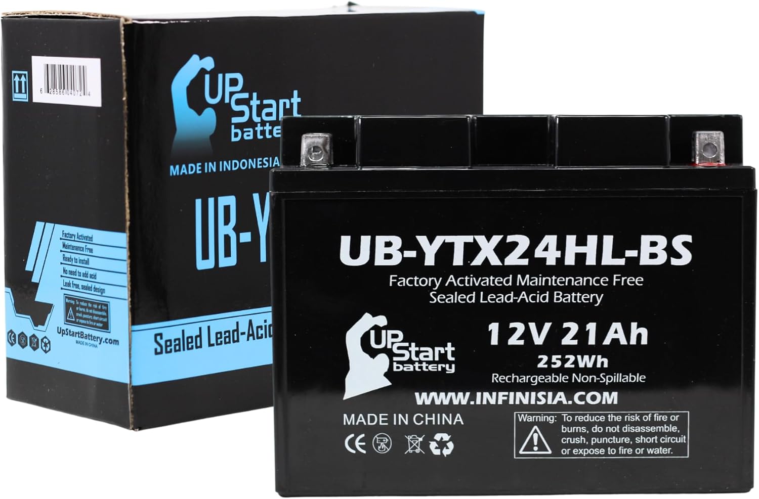 UB-YTX24HL-BS Battery Replacement for 1987 Kawasaki 1200 ZG1200 Voyager XII 1200 CC Motorcycle – Factory Activated, Maintenance Free, Motorcycle Battery – 12V, 21AH, UpStart Battery Brand UB-YTX24HL-BS Battery Replacement for 1987 Kawasaki 1200 ZG1200 Voyager XII 1200 CC Motorcycle – Factory Activated, Maintenance Free, Motorcycle Battery – 12V, 21AH, UpStart Battery Brand