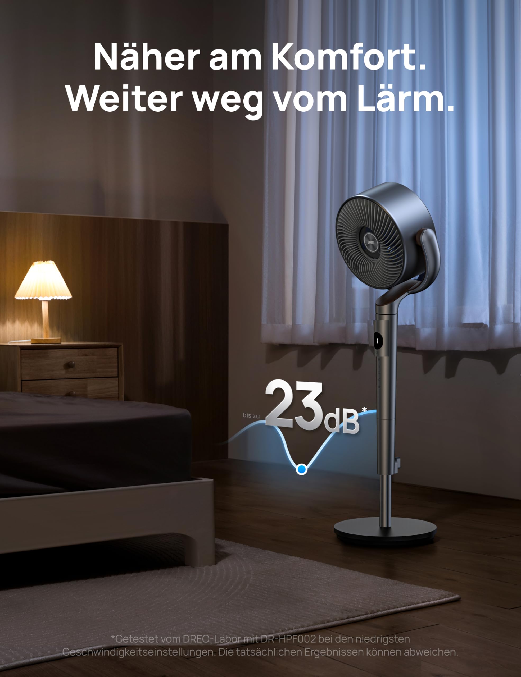 Dreo 23dB leiser Standventilator – Bild 7