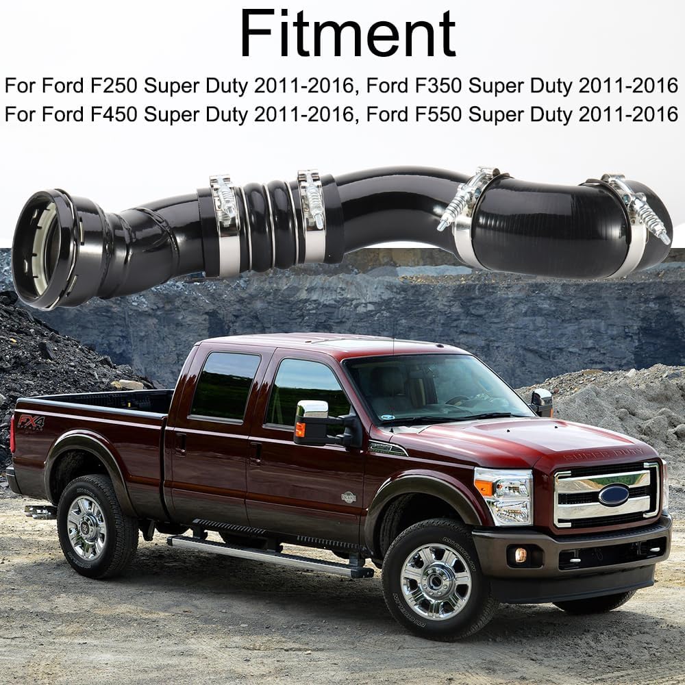 Cold Side Intercooler Pipe for Ford F250 F350 F450 F550 6.7L 2011-2016 Turbo Intercooler Hose Kit 667-300