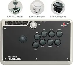 May Flash F500 Elite USB Video Game Controller, Compatible with Xbox Series S/X, Xbox One, Switch, PlayStation 4, PC Windows