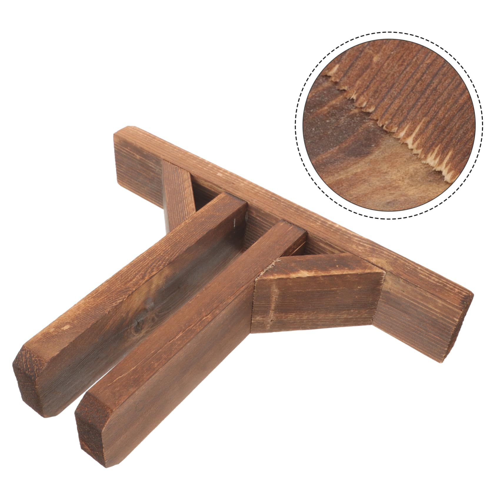 Soporte divisor de ambientes de madera maciza, soporte extraíble para oficinas, hoteles, restaurantes y más, base gruesa estable para un apoyo seguro y uso versátil
