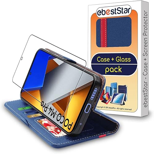 ebestStar - Funda para Xiaomi Poco M4 Pro 4G, Carcasa Libro Capa, Protectora Car