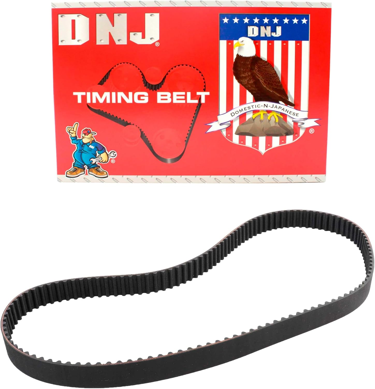 DNJ TB217A Timing Belt for 1994-2001 Acura Integra 1.8L L4 16V DOHC 1797cc