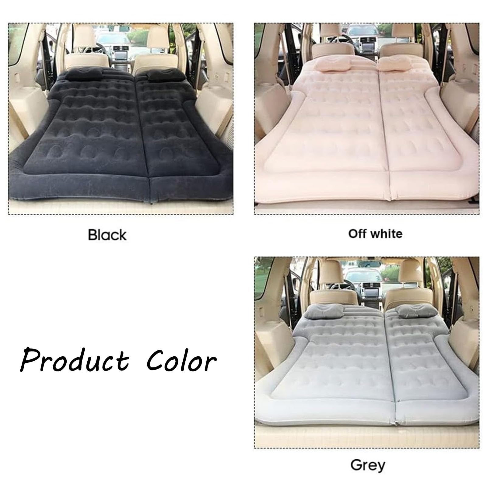 Matelas Gonflable Voiture Pour Dacia Dokker Duster Jogger Lodgy Logan Sandero Spring, Lit De Voiture Pour Camping Voyage En Plein Air Pour Siège Arrière,R-Ed-M