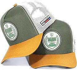 boné trucker modelo telinha masculino verde american company