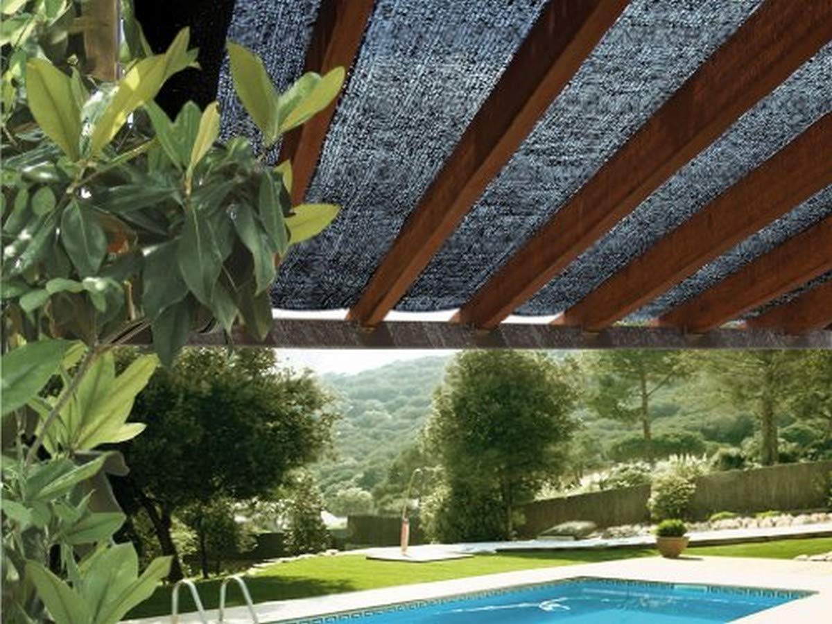 Nortene Malla de Sombreo Sun-Net Verde Anti-UV Polietileno 2X100 M | Ideal Para La Decoración De Exteriores, Fácil Instalación En Terraza, Balcón Y Jardín, Resistente Y Duradero