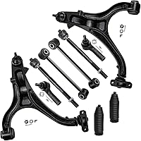 Vista 207 de Detroit Axle - Kit de suspensión delantera de 10 piezas para Chrysler 200 2007-2010 Sebring 2008-2014 Dodge Avenger 2008-2014, 2 brazos de control
