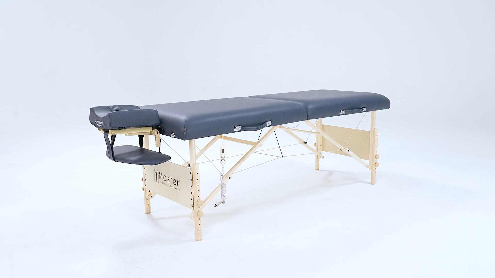 Master Massage Coronado Mobile Massageliege - Höhenverstellbar Bis 340 Kg, 7,6 Cm Polsterung, Königsblau