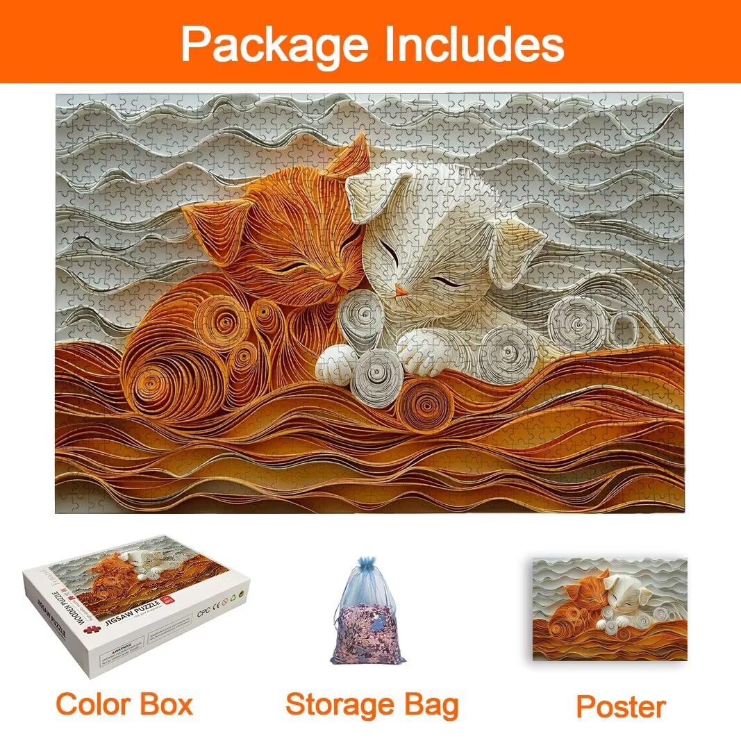 Puzzle Animale, Puzzle 2000 Pezzi Adulti per Decor, Regalo Donna/Uomo -8766