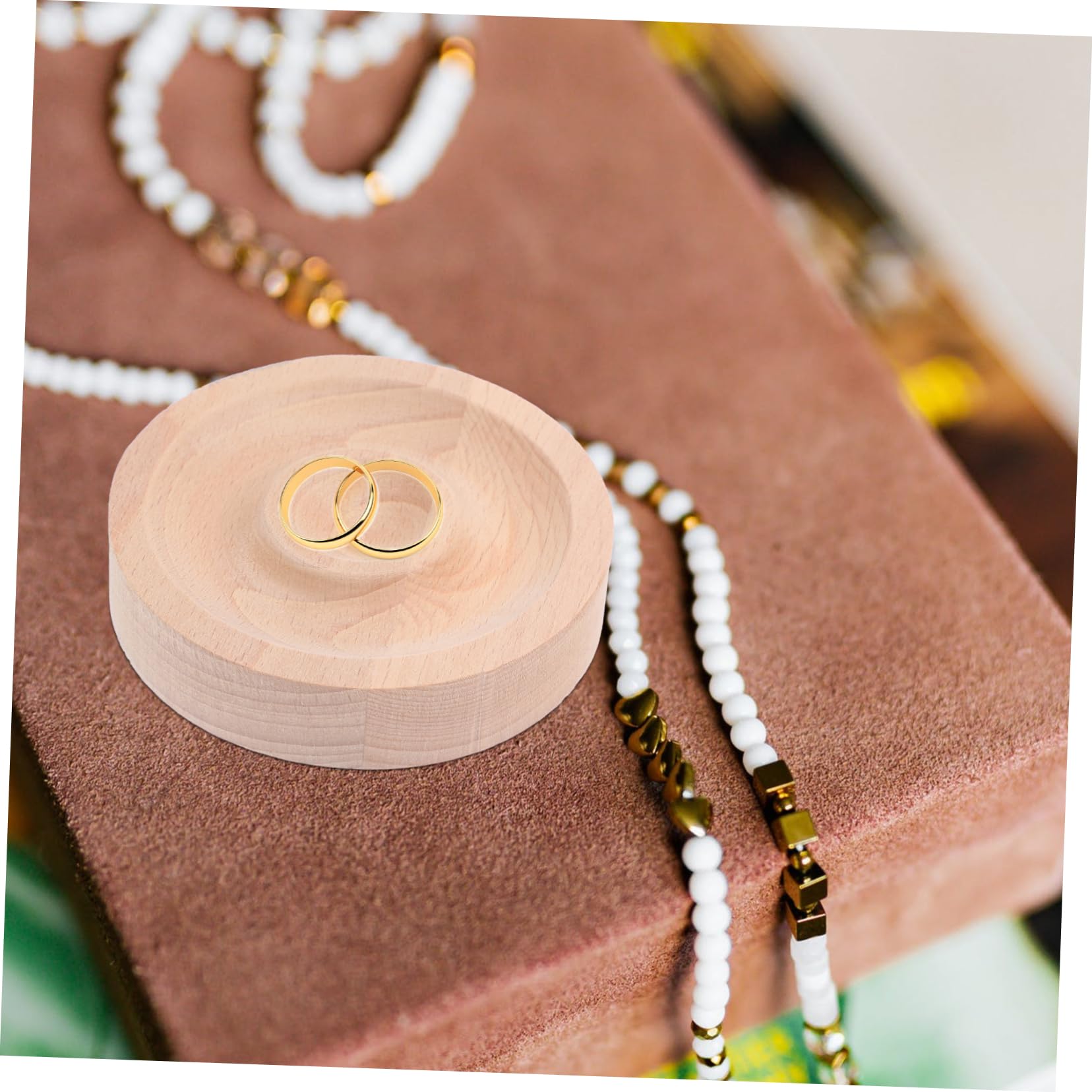 GAROZATION Wooden Boards for Crafts Bracelet Beading Board Jewelry Holder Bead Tray Necklace Plate Craft Lovers' Essential