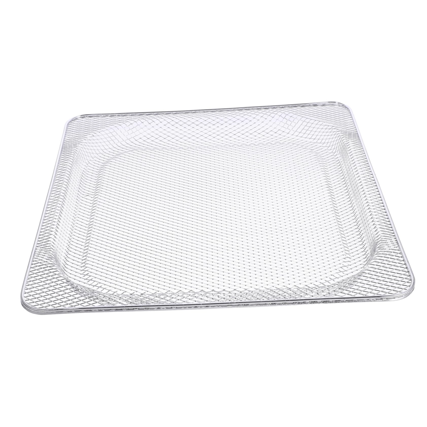 PRETYZOOM Metal Frying Basket for Air Fryer Oven Snack Basket Easy Clean Grill Rack