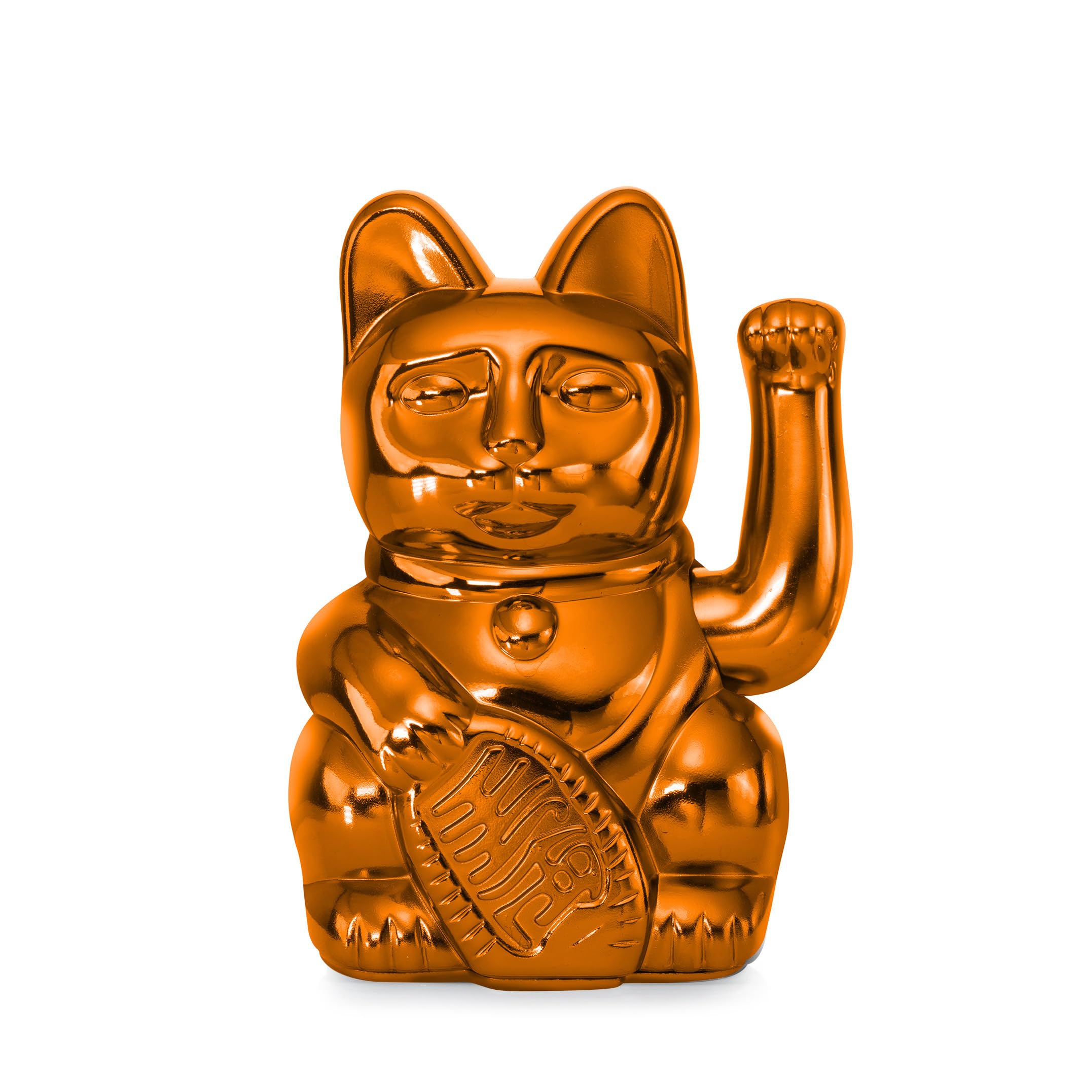 DONKEY Lucky Cat Cosmic Edition Mars Shiny Copper Waving Cat