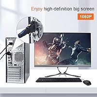 Vista 3 de CableCreation DVI to HDMI Adapter, Bi-Directional DVI Male to HDMI Female Converter, Support 1080P, 3D for PS3,PS4,TV