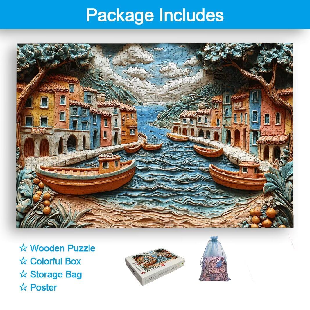 Puzzle Venise, Puzzle 2000 Pièces Adultes, Puzzles pour Décor Murale -2801