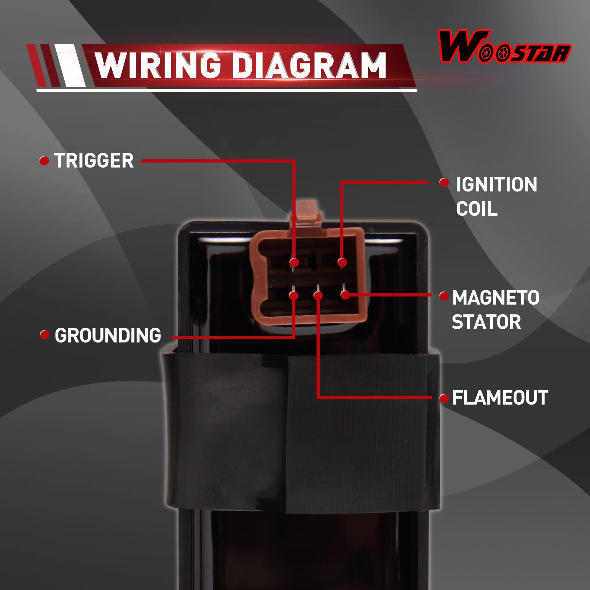 TONCHEAN Pour Carburateur PZ19 50cc 70cc 90cc 110cc 125cc 4 Temps Kart