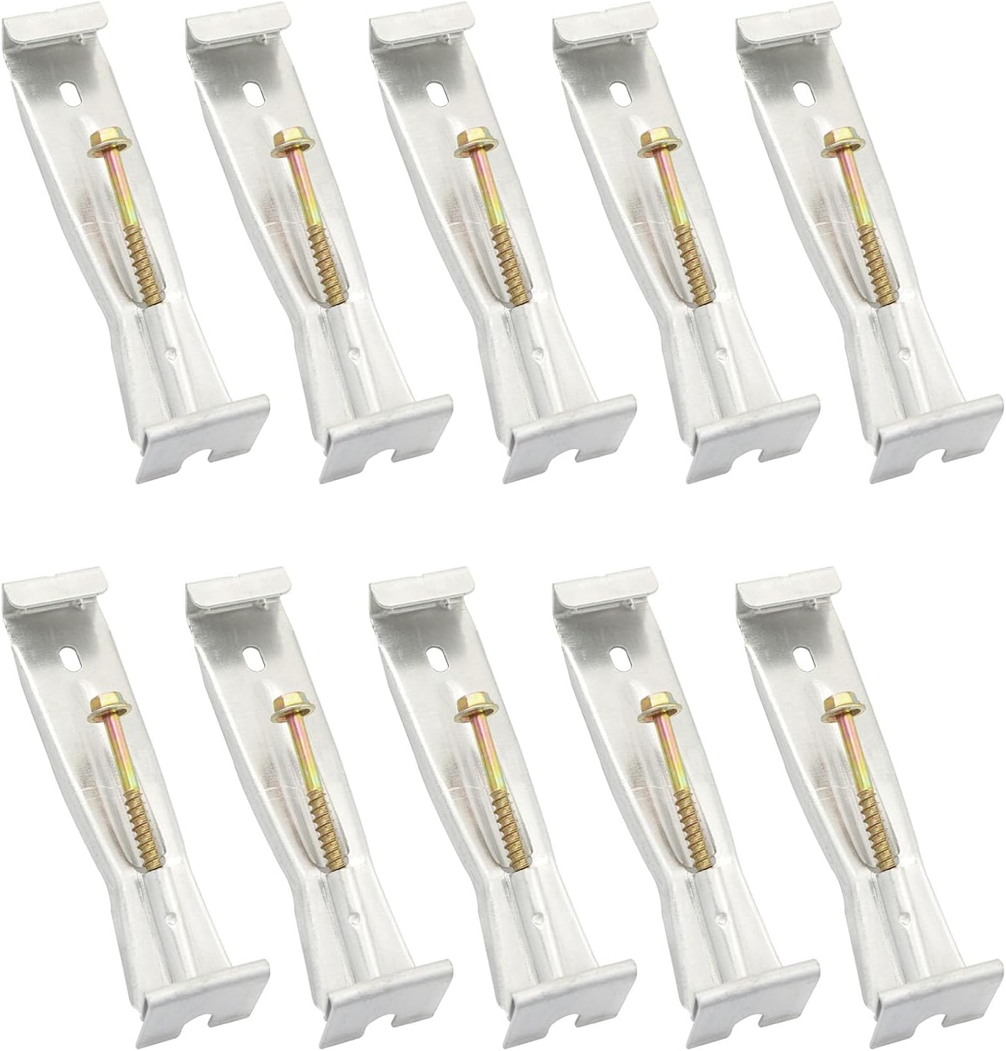 Hidden Gutter Hangers TAODAN 10PCS 88x43x35mm Heavy Duty Steel Gutter