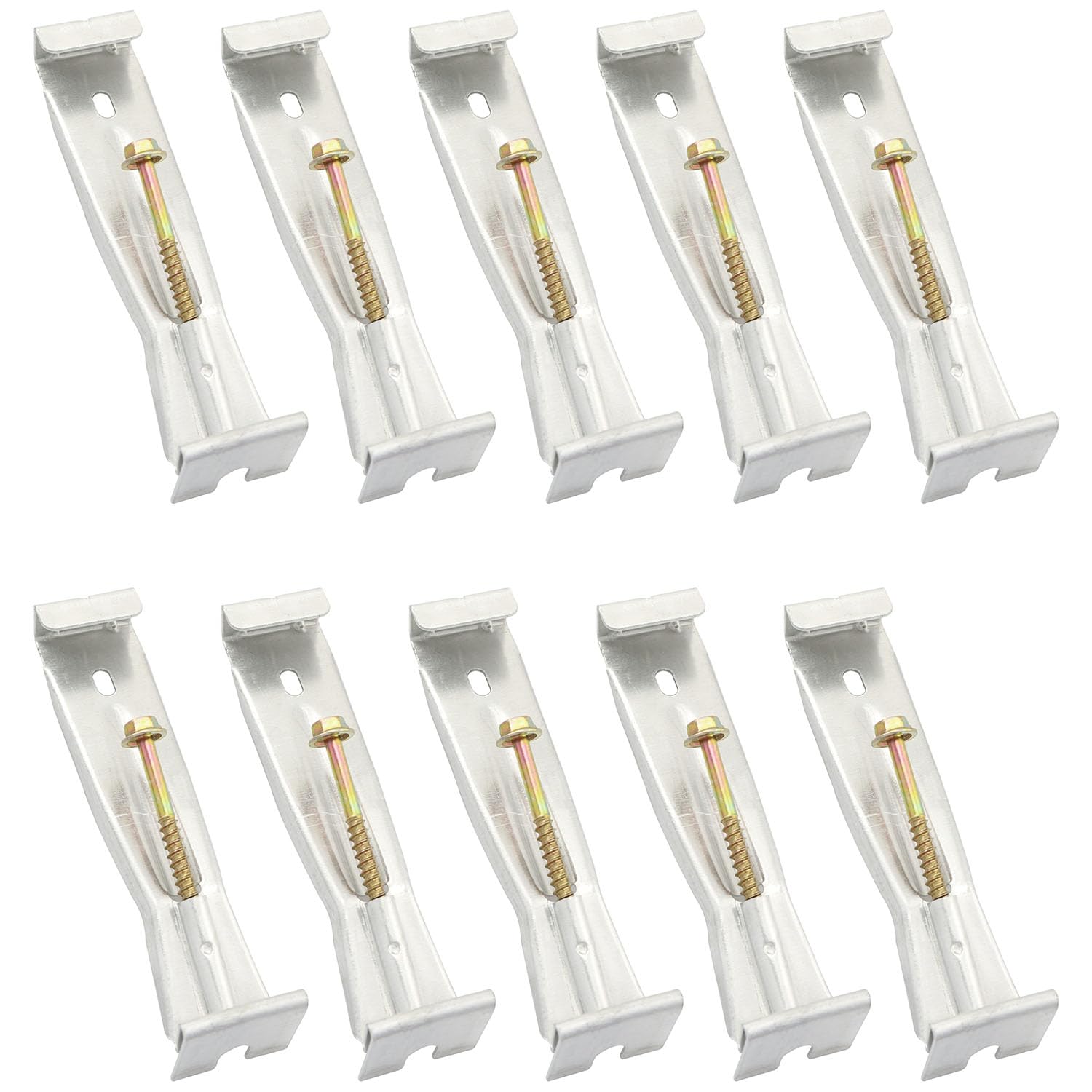 Buy Hidden Gutter Hangers TAODAN 10PCS 88x43x35mm Heavy Duty Steel