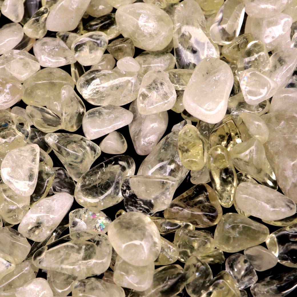 Amazon.co.jp: [GOLD STONE] レモンクォーツ さざれ石 サイズ小 100g