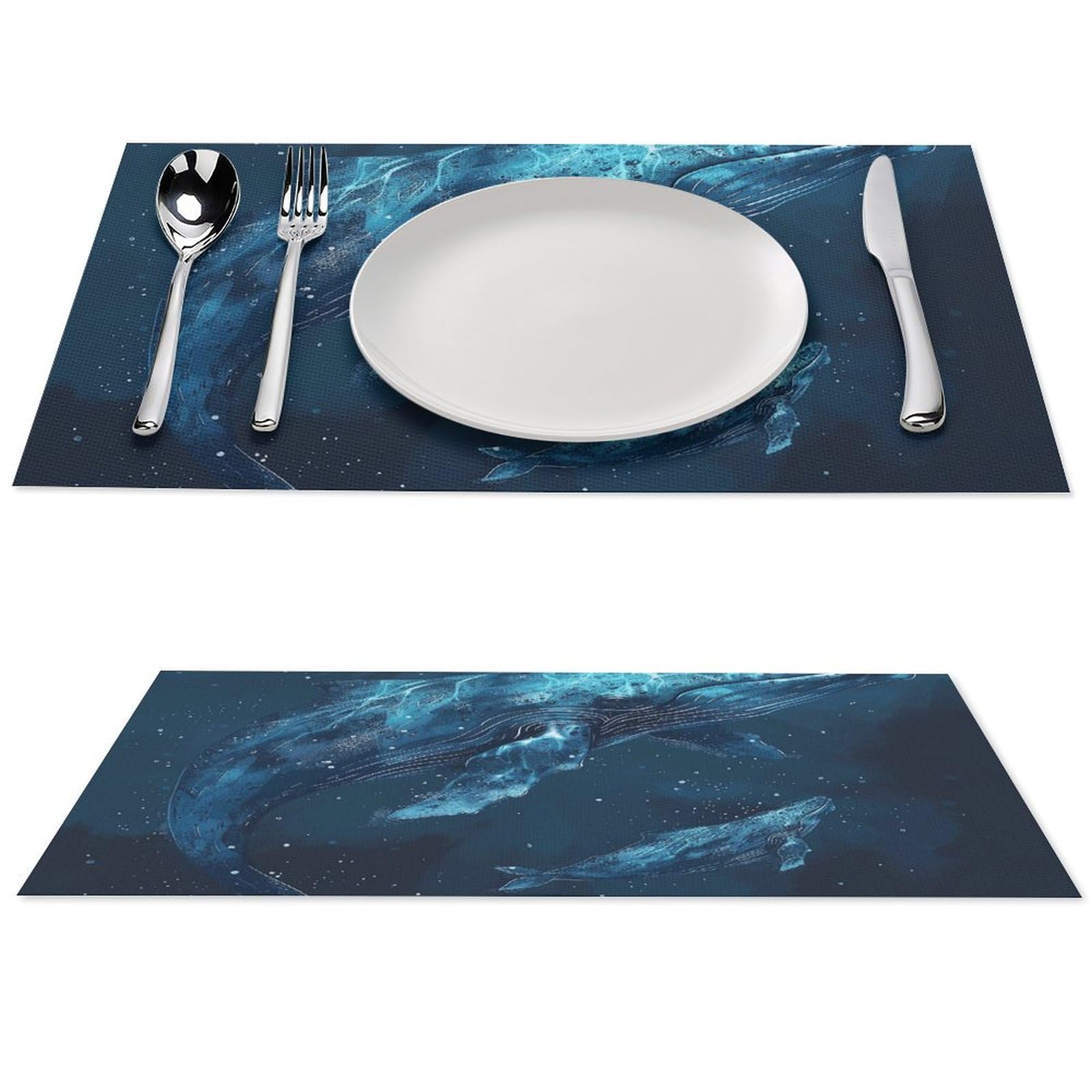 Sets de table lavables anti-chaleur pour protéger la table de cuisine en PVC tissé