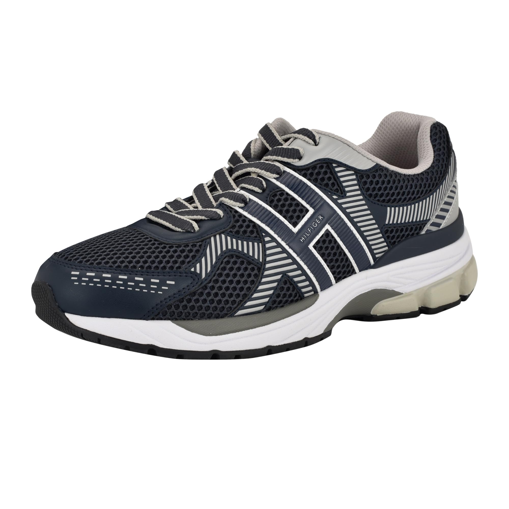 

                                                    Tommy Hilfiger Men's Pug Sneaker, Navy Multi 400, 