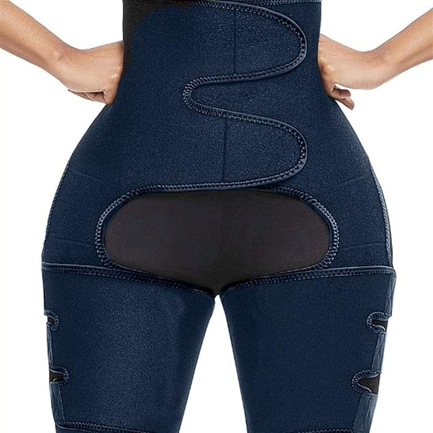 Reutilizable Muslo Soporte Manga Mujeres Ingle Manga Hip Tear Corrección Cinturón para Yoga Ciclismo Descansando en casa 22.7.20 (Size : X-Large/XL)