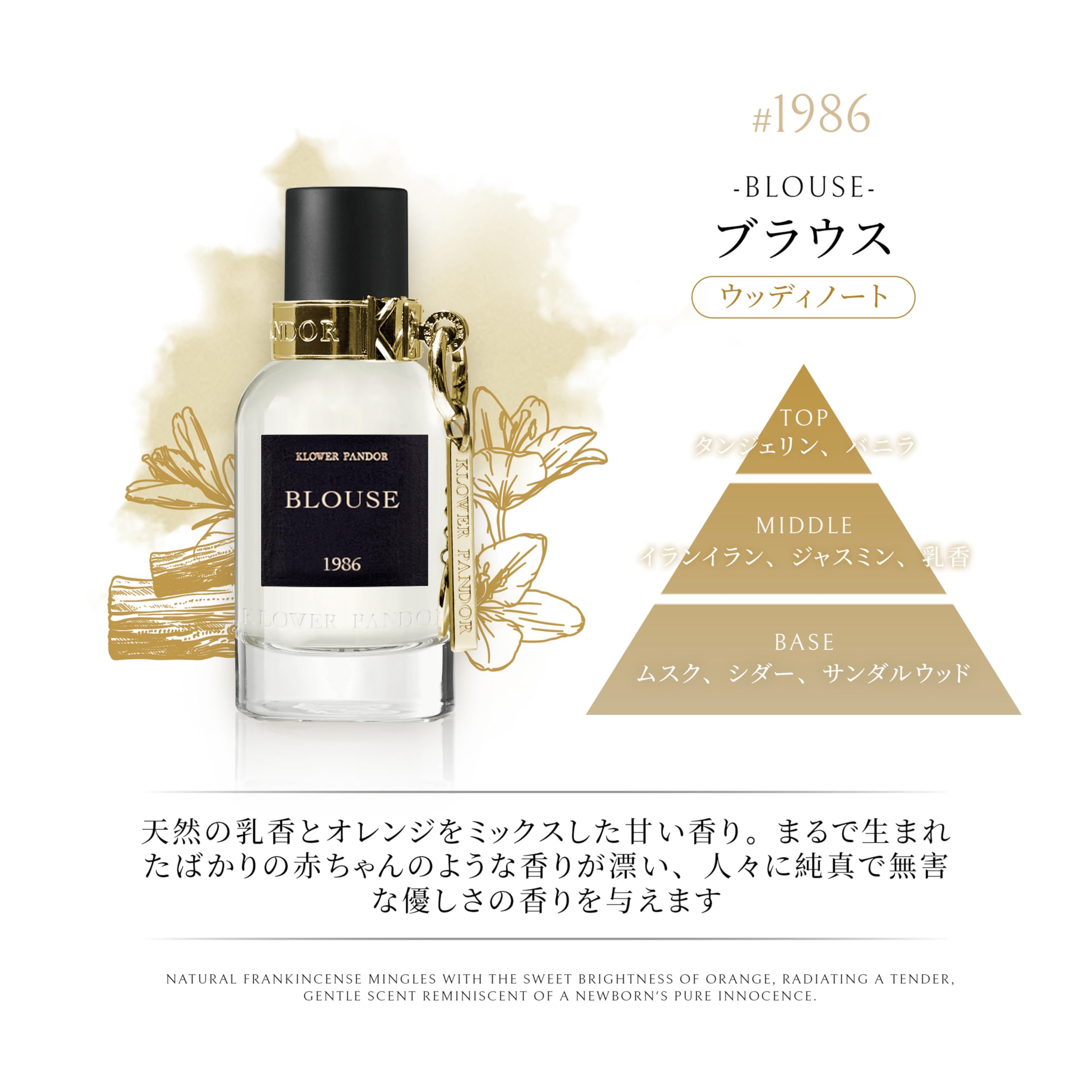 香水(ユニセックス) Klower Pandor Eau de Parfum 1986 Amazon.co.jp: KLOWER PANDOR Clower Pand Pandora Series 1986 Blouse