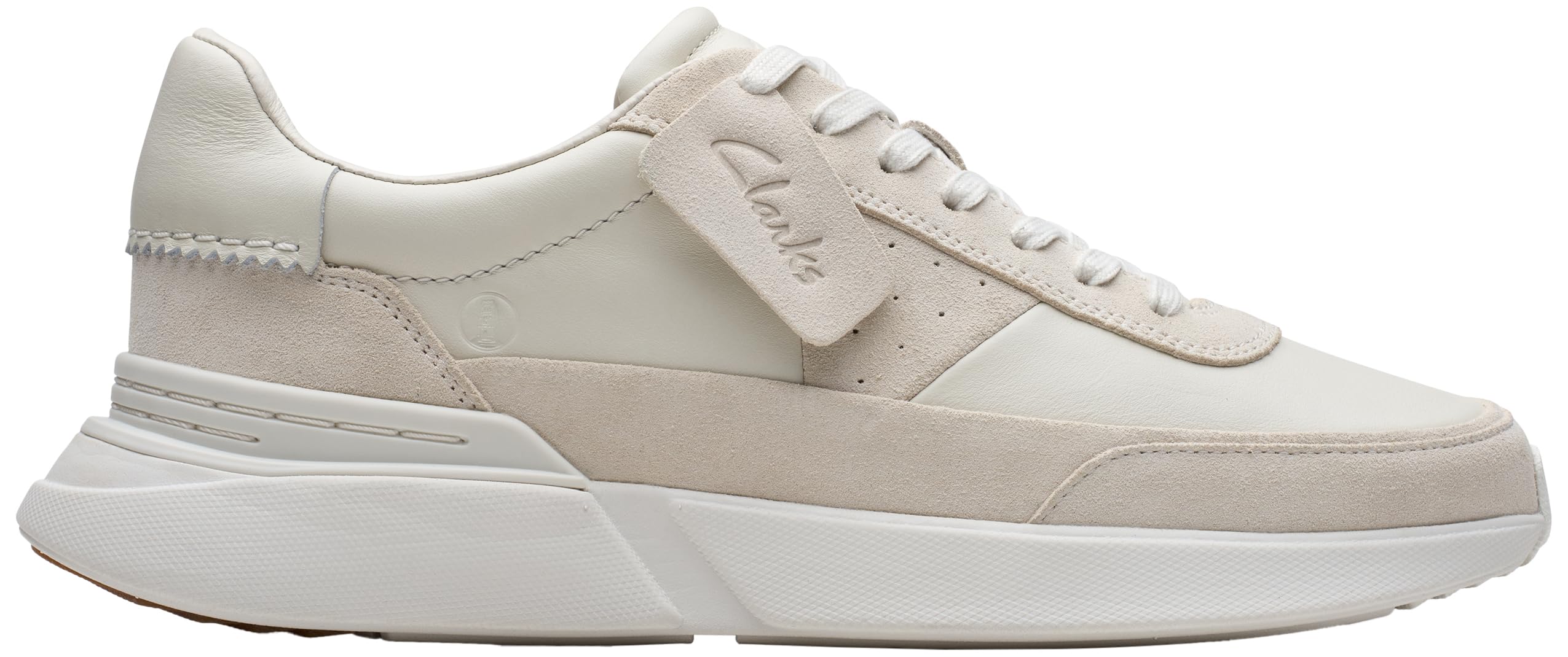 Clarks Men's Craft Pace, White Leather, 9 UK