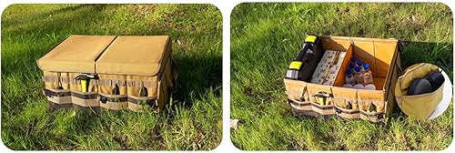 Miniatura 8 de Organizador de maletero para SUV, organizador de cama de camión, almacenamiento de carga de campamento al aire libre, caja de almacenamiento de