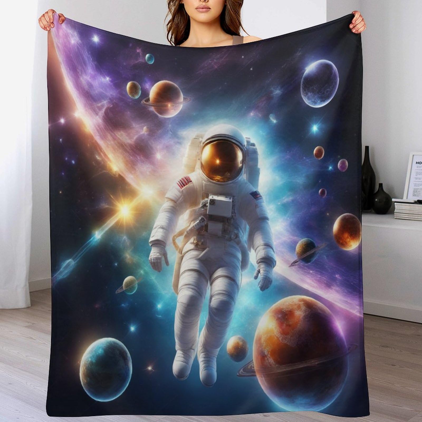 Couverture Flanelle Astronaute : Offrez un Cocon de Douceur et de Rêves Spatiaux