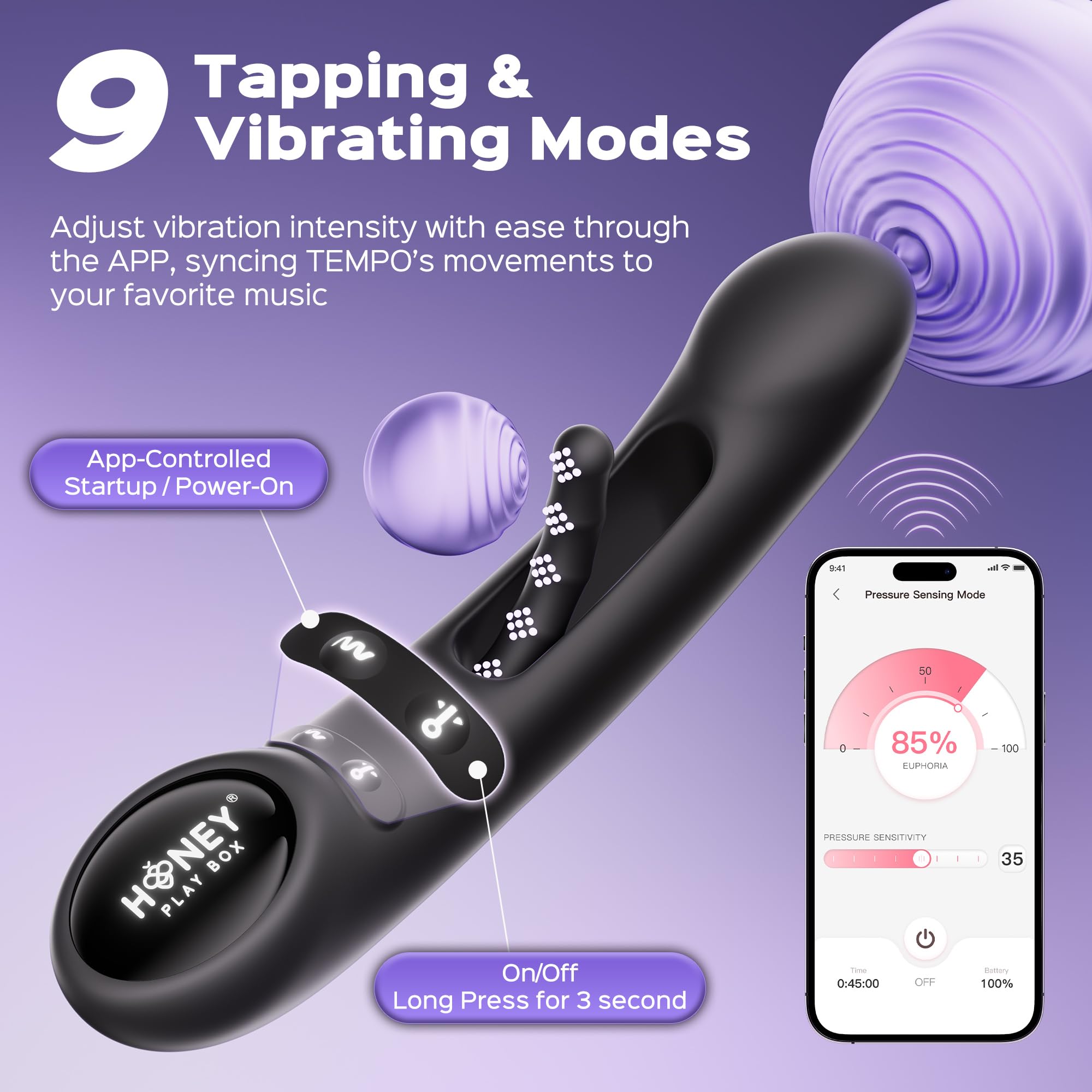 Amazon.com: HoneyPlayBox Tempo G Spot Vibrator Dildos Sex Toys Women, 9 Vibrating Modes & Flapping Finger App Controlled Vibrator Long Distance Citoral Stimulator Adult Toys for Couples, Black : Health & Household Amazon.com: HoneyPlayBox Tempo G Spot Vibrator Dildos Sex Toys Women, 9 Vibrating Modes & Flapping Finger App Controlled Vibrator Long Distance Citoral Stimulator Adult Toys for Couples, Black : Health & Household