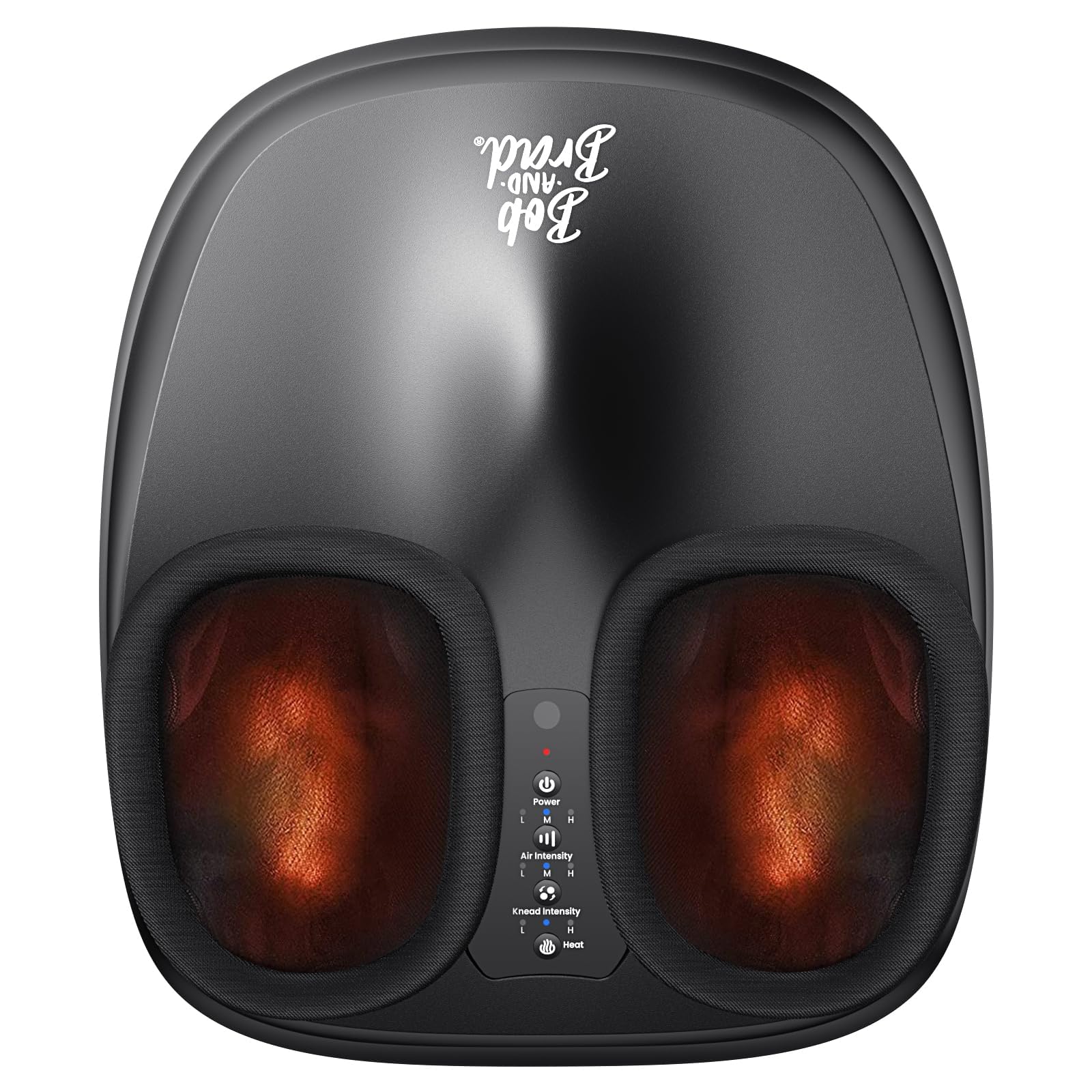 Foot Massager with Heat, Shiatsu Deep Kneading & Air Compression for Plantar Fasciitis, FSA Eletric Feet Massager Machine, Fits US Size 12, Gift for Parents, HSA Eligible