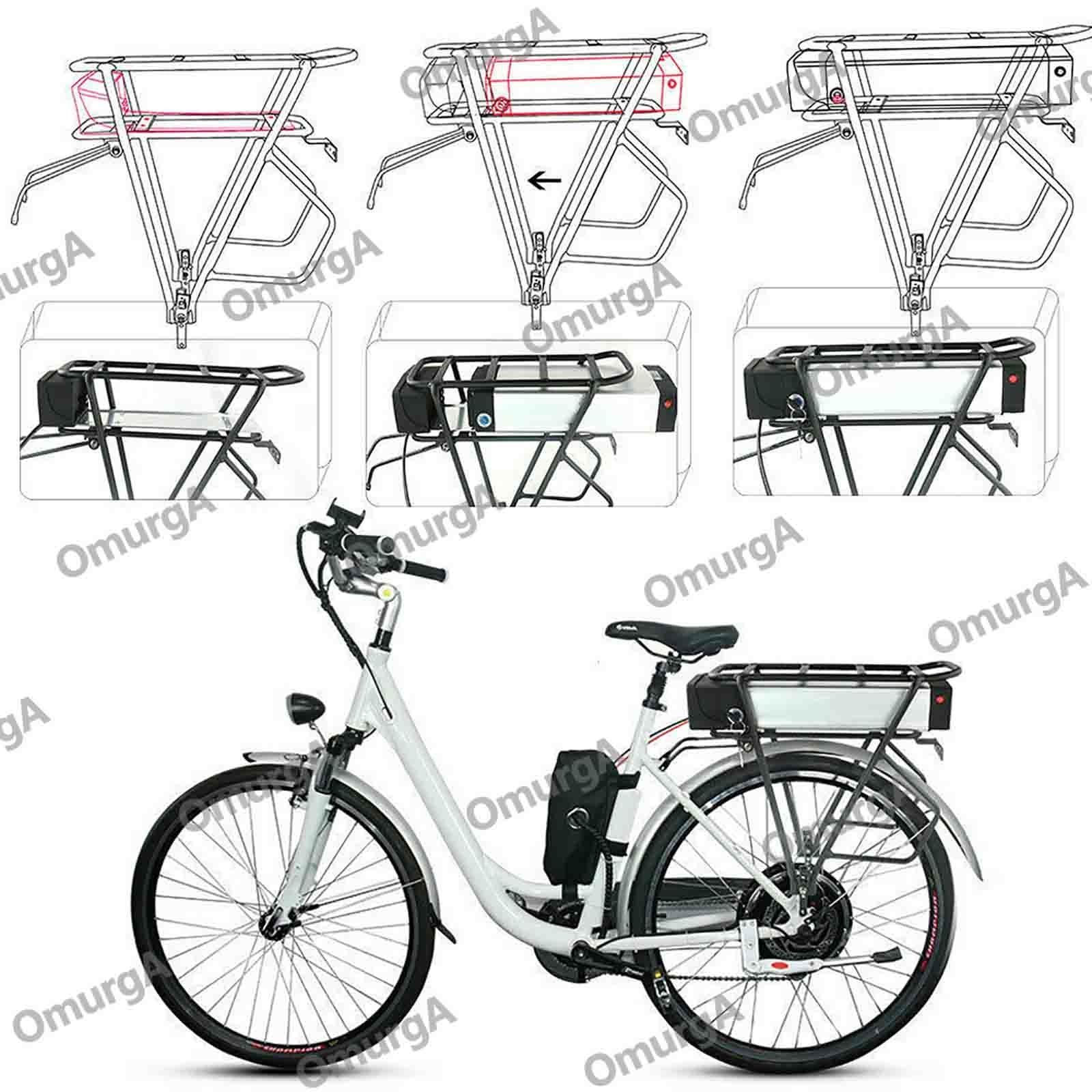 52V 15Ah 18Ah 20Ah Batteria Per Bicicletta Elettrica 52V 15Ah 18Ah 20Ah Batteria Al Per Bici Elettrica Con Caricabatterie Batteria Scooter