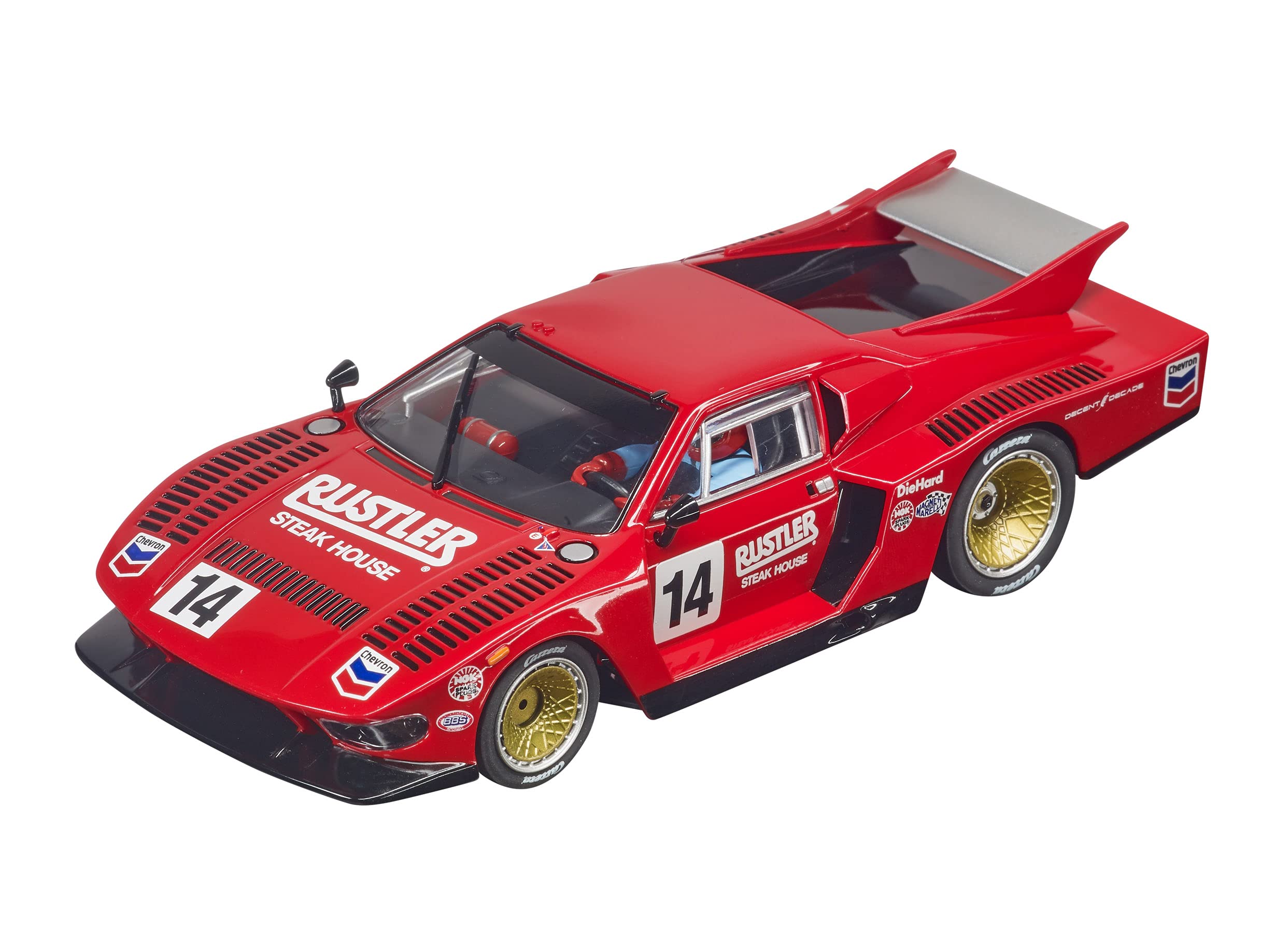 Carrera Digital 132 I De Tomaso Pantera No.14 I Auto für Rennbahn | Rennbahnen und lizensierte Slotcars | bis zu 6 Spieler | Für Jungs & Mädchen ab 8 Jahren & Erwachsene
