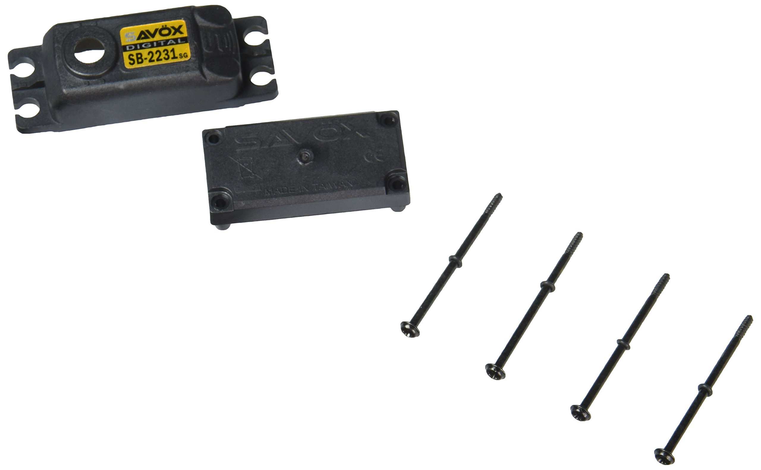 Savox SB2231SG Top & Bottom Servo Case with 4 Screws
