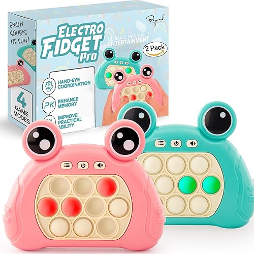 Beyond Innoventions - Juego de empuje rápido  Juguete para ansiedad con luz para apretar  El juego para ansiedad  Juego de burbujas de empuje rápido