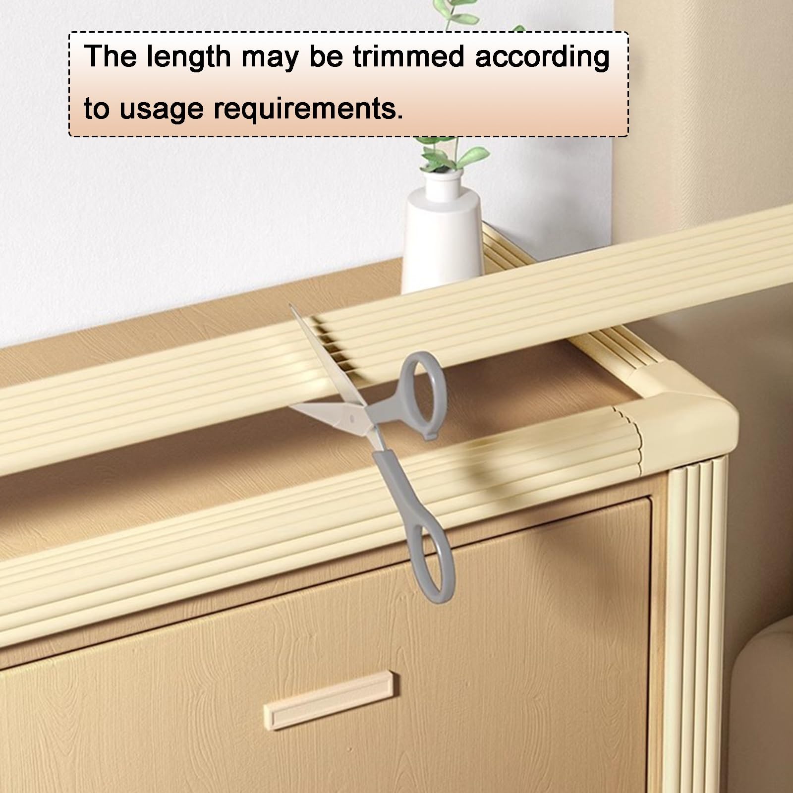 Protections d'angle, Meubles Autocollants 3 pièces, Table(Platinum Grey)