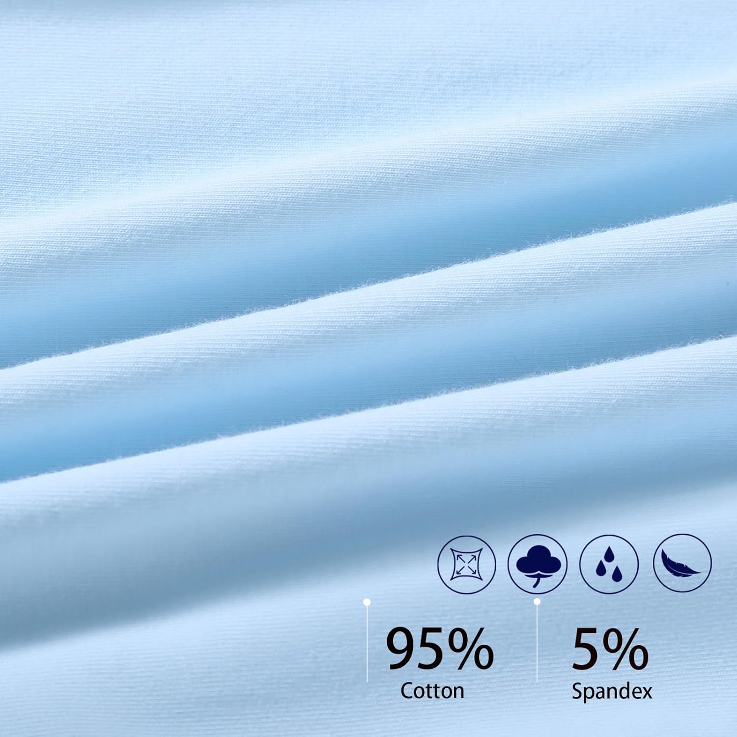 Mens Cotton Boxer Briefs Pack - Moisture Wicking Cotton Underwear for Men, Men's Underwear Boxer Brief, 3Pack - Image 7