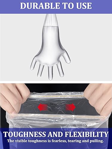 Miniatura 2 de Sosation 50 fundas impermeables para brazo para ducha, baño, protector de manga fundida para brazos, fundas protectoras de vendaje largo para