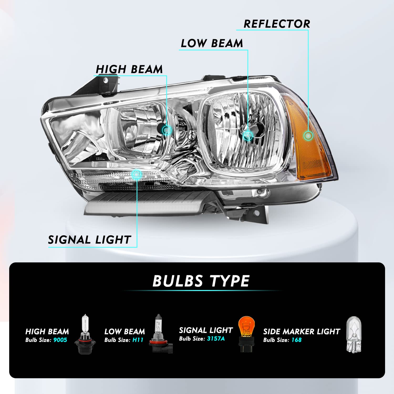 elf bar vape uk Headlight Assembly Set Replacement for 2011-2014 Dodge Charger Chrome  Headlights with Amber Reflector Halogen Headlamp Driver and Passenger Side  Front Lights Pair (Chrome) : Buy Online at Best Price in KSA -