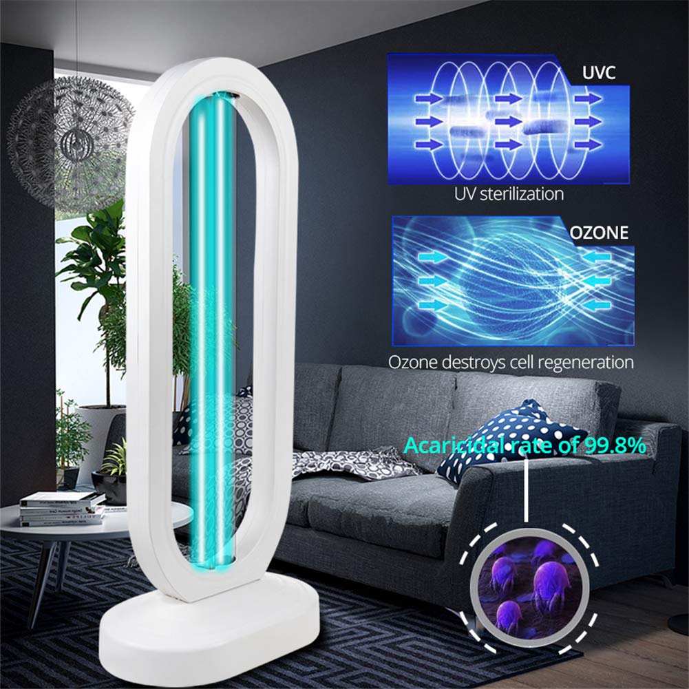 3-bloque temporizador de la lámpara UV, ozono cuarzo UVC esterilizador ultravioleta portátil de luz LED de limpieza del hogar para Cuidados en el hogar Iluminación de interior con el enchufe