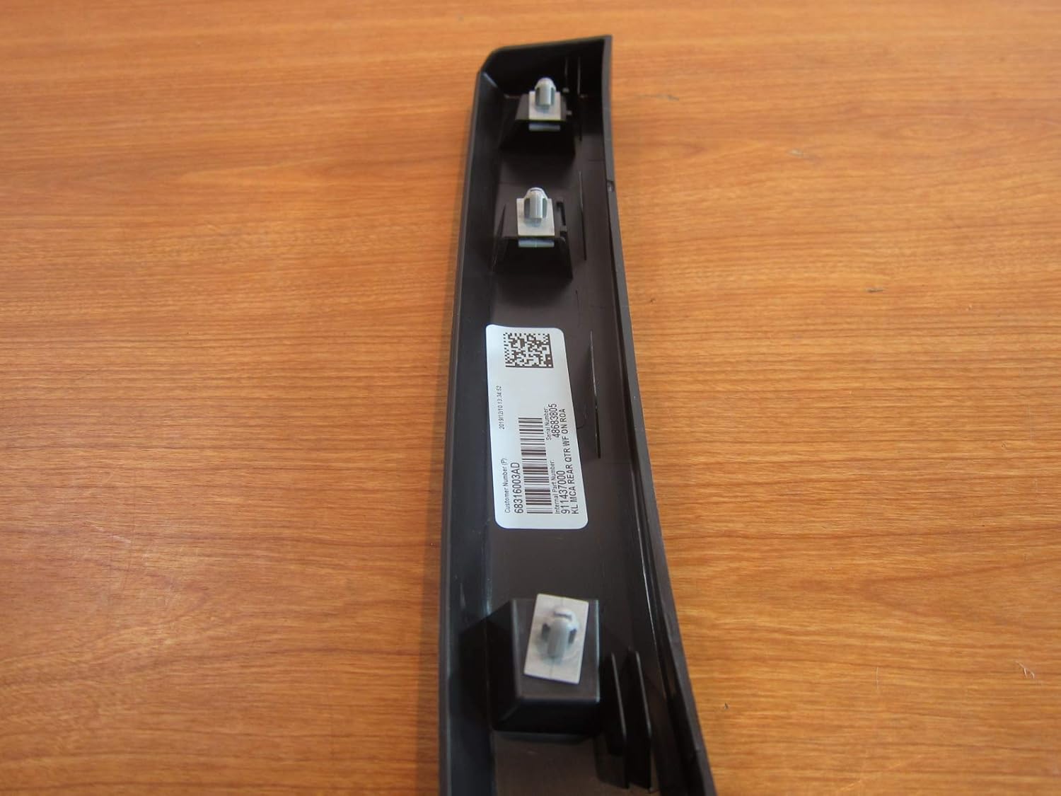 Mopar 2019-2020 Jeep Cherokee Left Rear Quarter Panel Wheel Flare New OEM