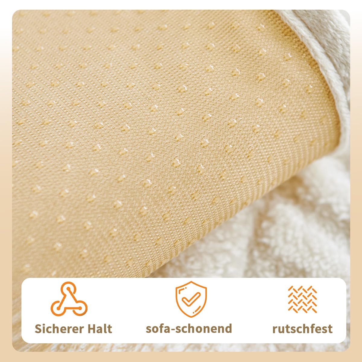 2 Stück Sofabezug Rutschfester Sofa üBerzug 1 2 3 4-Sitzer-Couch üBerzugfüR Sektionssofas Waschbarer L-förmige Möbelbezug zum Schutz des Sofas vor Kratzern (Leichter Kaffee, 90x160cm und 90x210cm)
