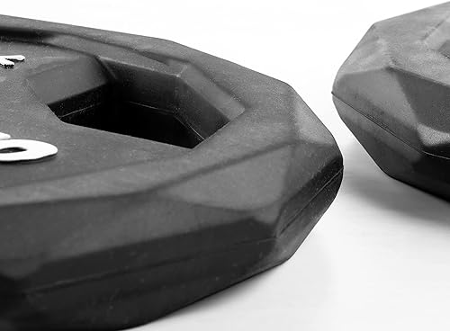 Miniatura 3 de XMark - Discos de diamante negro, diseño patentado, discos de peso olímpico, pares y juegos